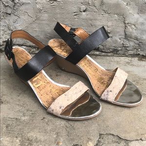 Mixed Material Wedge by Sam Edelman